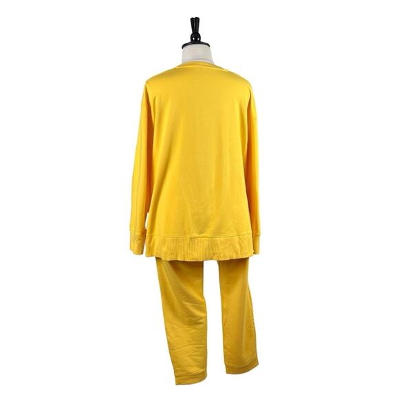 Daily Ritual Jogger Sweatshirt Set Terry Cotton Modal NEW Women Size XL/XXL - Picture 7 of 16